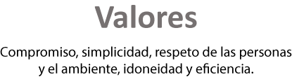 Valores